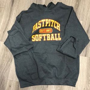 Fastpitch Softball hoodie sweatshirt
